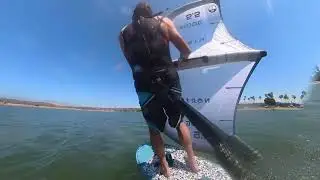 Unedited Wing Foil Session on Mission Bay, San Diego, California, USA
