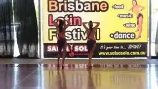 Martina Stevens & Katrina Quintal - LDA - Pro Latin Duet - Salsa Solo 2014 - Sunday