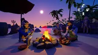 Pirate Campfire and Card Game