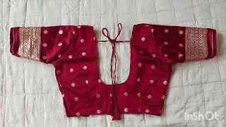 નવી બ્લાઉઝ ડિઝાઇન #love #simpal and easy blouse back neck design# hindufestival 