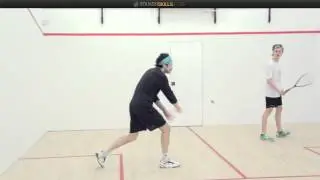 Squash tips: Movement to the T from the serve
