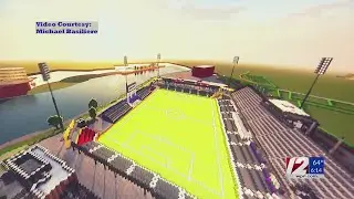 Man recreating Tidewater Landing stadium in Minecraft