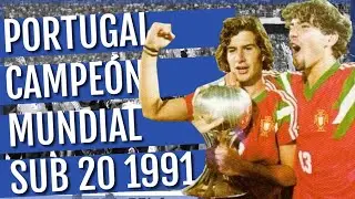 Portugal Sub 20 Campeón Mundial 1991: Cuando el mundo del fútbol conoció a Figo y Rui Costa