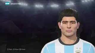 PES 2018 How to create MARADONA