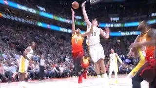 Ivica Zubac MONSTER BLOCK on Dante Exum | Ball in 2nd Row | Took His Shoe Off