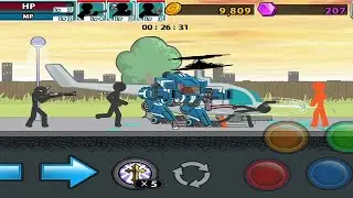 Unlock Robot 😍 Anger Of Stick 5 Level 24 - Gameplay Walkthrough