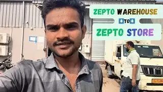 Zepto Warehouse to Store Delivery Process 🚚 | Gandhinagar Vlog | Bolero Loading & Full Day Journey