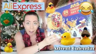 ALI EXPRESS RUBBER DUCK ADVENT CALENDAR 🤦&zwj;♀️ UNBOXING (DAY 1)