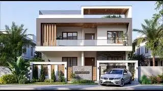Luxury Duplex House Elevation  | Sanjesh Construction 