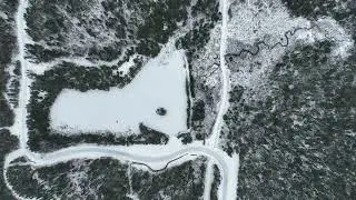 Winter view ch Lumiere + high altitude of 2 lakes
