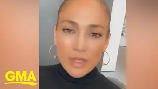 Jennifer Lopez sent hospital workers a special message of gratitude and encouragement l GMA Digital