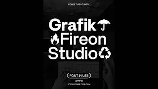 #10 - Grafik Fireon Studio #motiongraphics #typography #font