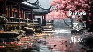Peaceful Scene in The Cherry Blossom Forest - Japanese Zen Music - Meditation, Relax, Sleep, Study
