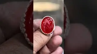 beautiful simple silver ring design #ring #bestring #jewellery #jewellery #gemstone #anguthi #ruby
