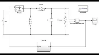 Matlab Simulation of Buck Boost Converter with Closed Loop Control