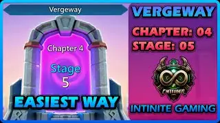 Lords Mobile Vergeway Chapter 4 Stage 5 Easiest Way | Infinite Gaming