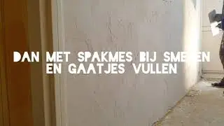tips en trucs muur vlak maken met knauf roodband