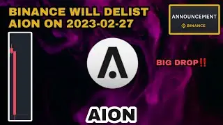 AION BIG DROP TODAY‼️ AION COIN NEWS PRICE UPDATES‼️ AION CRYPTO DELIST BINANCE‼️ RUG PULL EXPLAINED