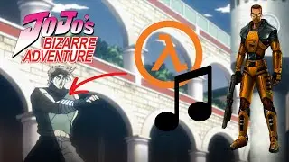 Half-Life sample in JoJo's Bizarre Adventure
