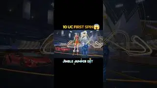 First Spin Luck is REAL 🔥 Jingle Jumper Set in 10 UC | BGMI #bgmi #bgmishorts #pubgmobile #luckyspin