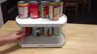 Lazy Susan Stow-n-Spin off balance by 15 lbs. test!