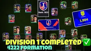 Division 1 reached with F2P squad🔥| Let&rsquo;s reach Top 1000 Ranking with F2P squad🤯 | Zenor | EFootball