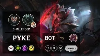 Pyke Bot vs Xayah - KR Challenger Patch 9.11