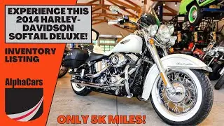 Take a Close Look at this 2014 Harley Davidson Softail Deluxe with only 5K Miles!
