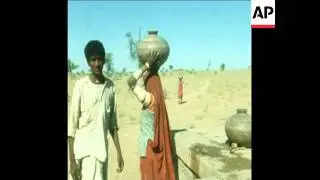 SYND 9-1-73 INDIRA GANDHI VISITS DROUGHT AREA
