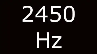 2450 Hz Frequency Test