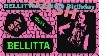 BELLITTA @ BELLITTA & v1ty4 Birthday Bash | Crazy Techno DJ Set [Live]