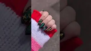 enchanted forest nails 🍄🌿✨