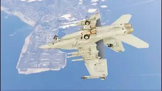 Бета-тест модификации: пилотажный полет Block III F/A-18E Super Hornet.