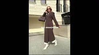 Элегантное пальто 🦢 WB: 446424348 #обзорывб #style #модныепоказы