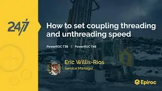 How to set coupling threading and unthreading speed | PowerROC T35 | PowerROC T45