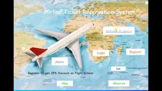 Airline Ticket reservation system  in Javafx and  java || Btech ,Bca ,Mca , CSE project