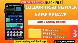 How To Make A Colour Prediction Game hack mod APK | Colour Trading App #technology #gameplay #money 