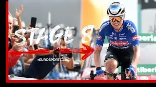 Jay Vine doubles up in mist as Roglic glues to Evenepoel | 2022 Vuelta a Espa&ntilde;a - Stage 8 Highlights