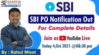 SBI PO Notification Details