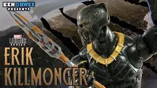 Marvel Legends Erik Killmonger Action Figure Review - Okoye BAF-