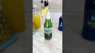 Blue Hawaiian Corona #cocktail #beer