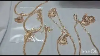 New designs in panchaloha నాను chains # limited stock # 90526 92999 