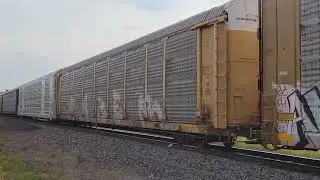 CPKC 734 with CP 7029 @ Mile 44.33 on the CPKC Windsor Sub. 06-10-23