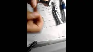 cara memasang bur ke high speed handpiece dental untuk OSCE