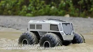 Q210 4WD Climbing Amphibious Off Road Crawler Car Remote Control Toy Vehicle