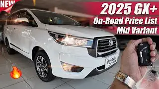 2025 Toyota Innova Crysta GX+ (Mid Variant) On Road Price List, Mileage, Specs