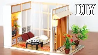 Набор для сборки миниатюрного кукольного домика своими руками || Simple Life &mdash; Японская спальня &mdash; Расслабляющее и успокаивающее видео
