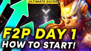 ULTIMATE DAY 1 GUIDE! Champ And Account Progress Strategy, Gear Explained | Raid Shadow Legends
