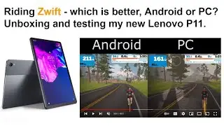 Zwift Android на моем Lenovo P11 &mdash; лучше, чем на ПК?