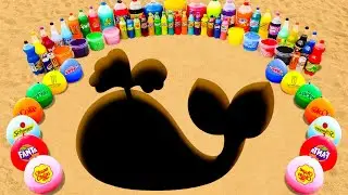 Jak przygotować Blue Whale z Rainbow Orbeez, wielką Fantą, 7Up, Coca-Colą kontra Mentos i popular...